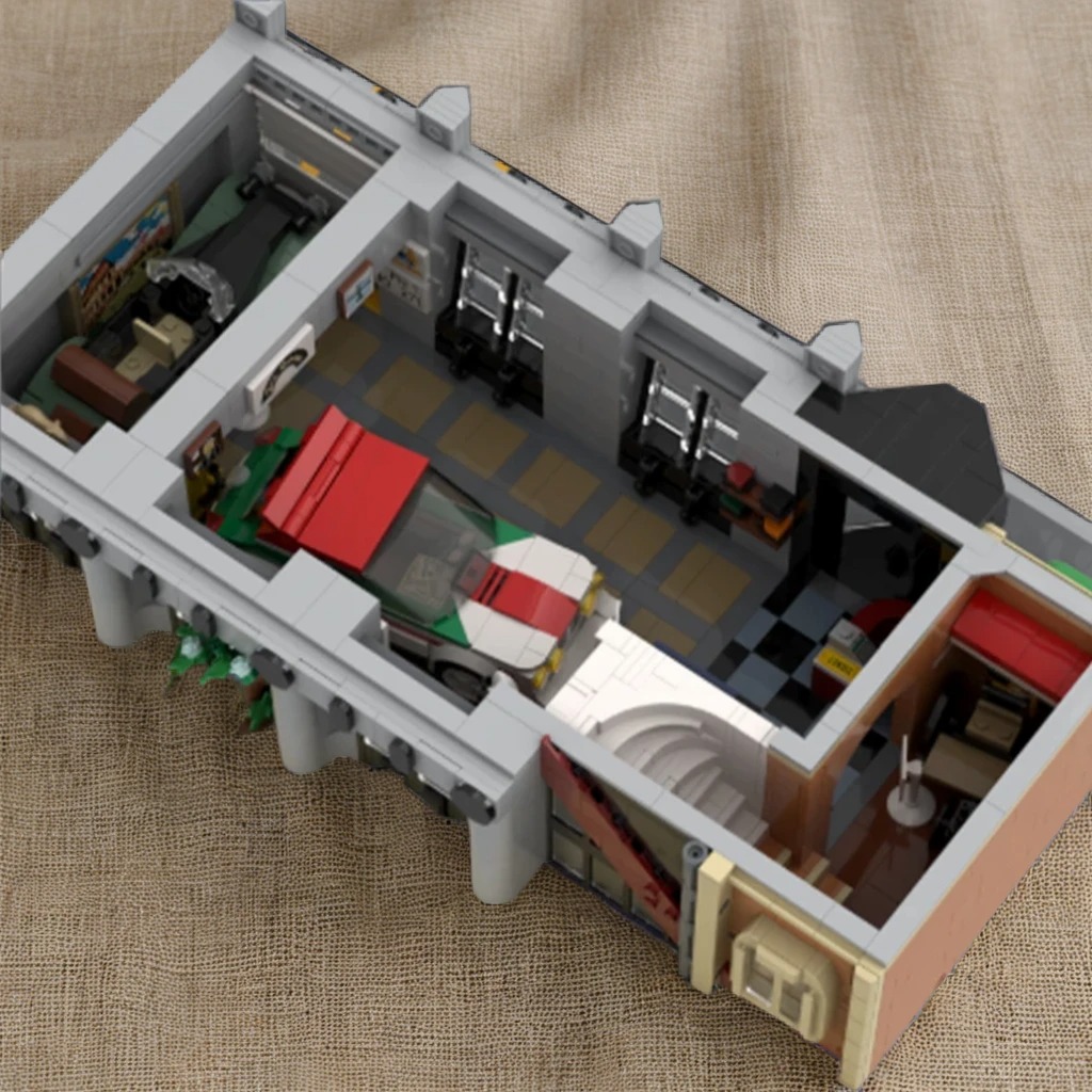 Art Craft Museum - 4135 деталей MOC: Модульные здания, Модель