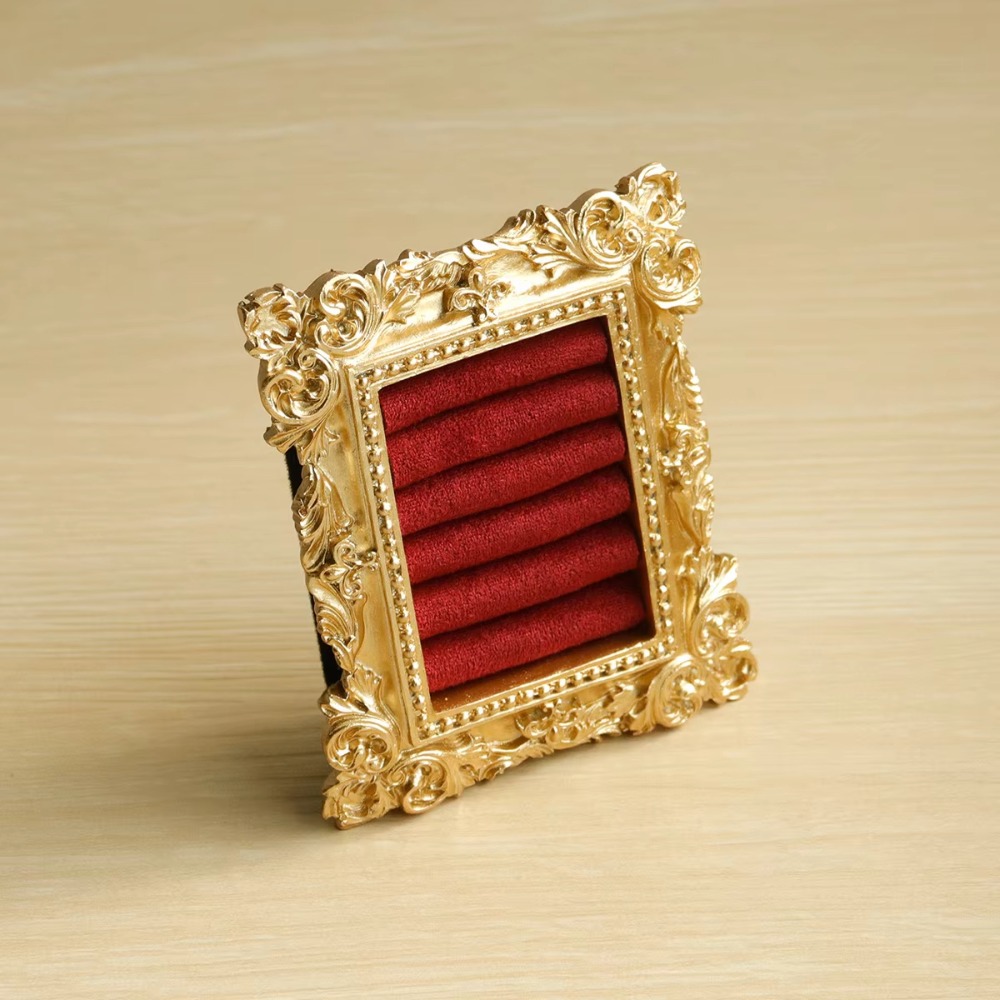 Art Craft Display - Винтажная подставка для золотых колец, бархатный
