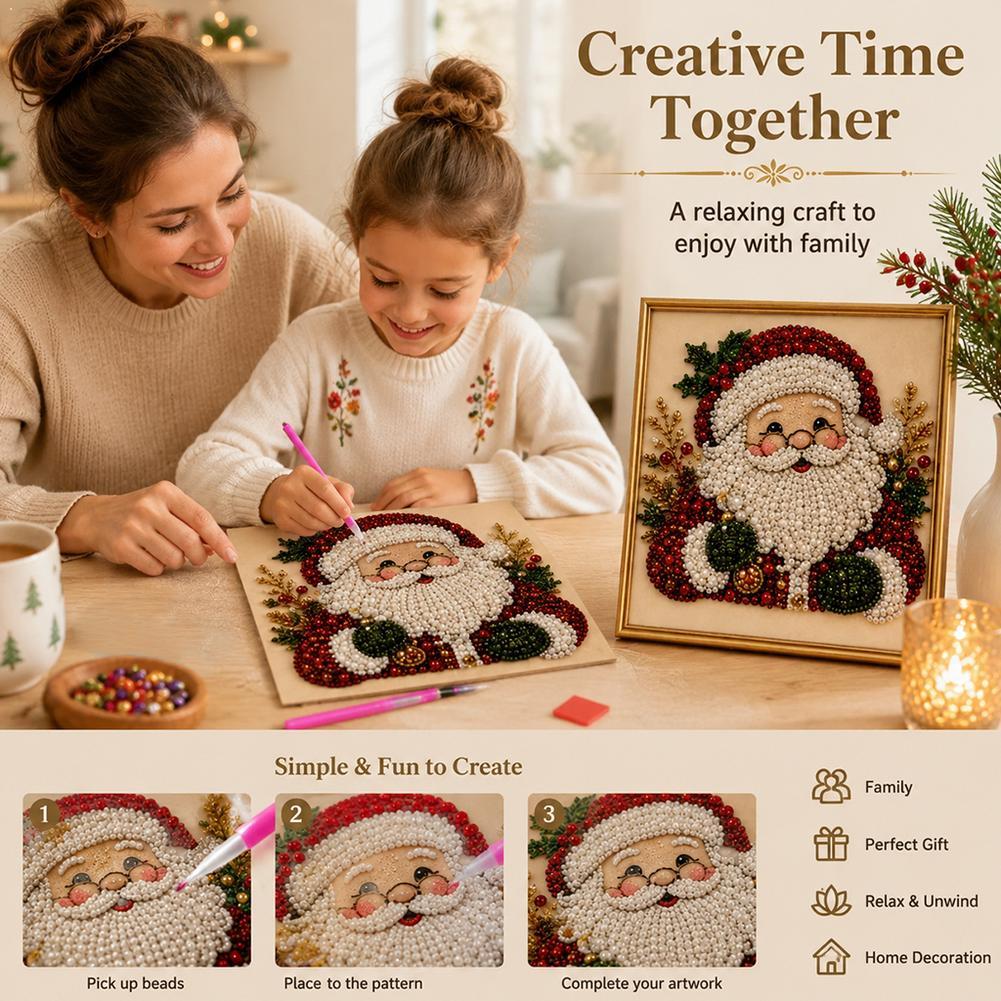 Art Craft For Christmas - Новогодний набор для творчества «Дед Мороз»: