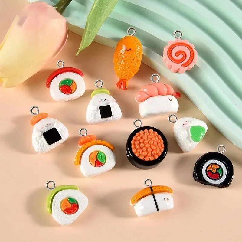 Art Craft Items - 10 шт. миниатюрных подвесок из смолы