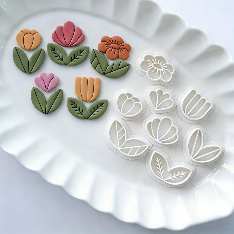 Art Craft With Leaves - Набор из 8 пружинных форм для
