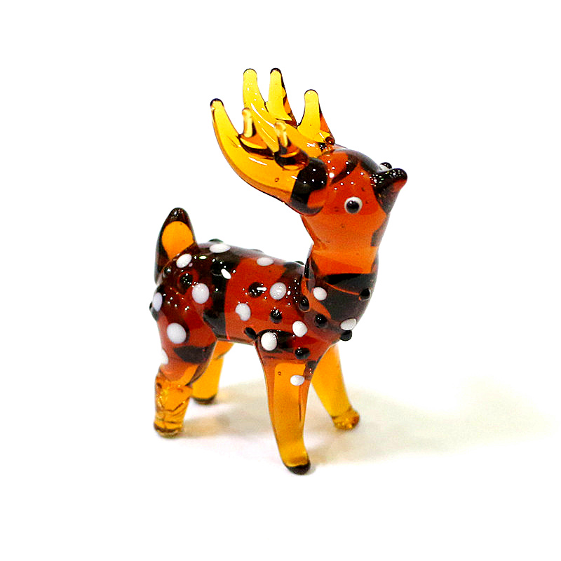 Art Craft Display - Индивидуальная милая стеклянная фигурка рождественского оленя,