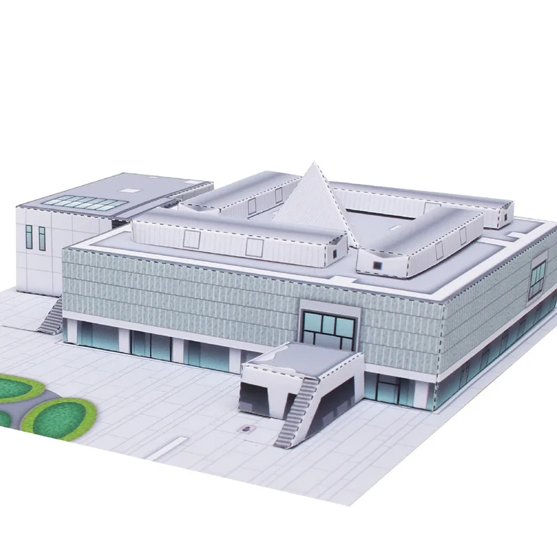 Art Craft Museum - Японский национальный музей, складная мини-3D бумажная