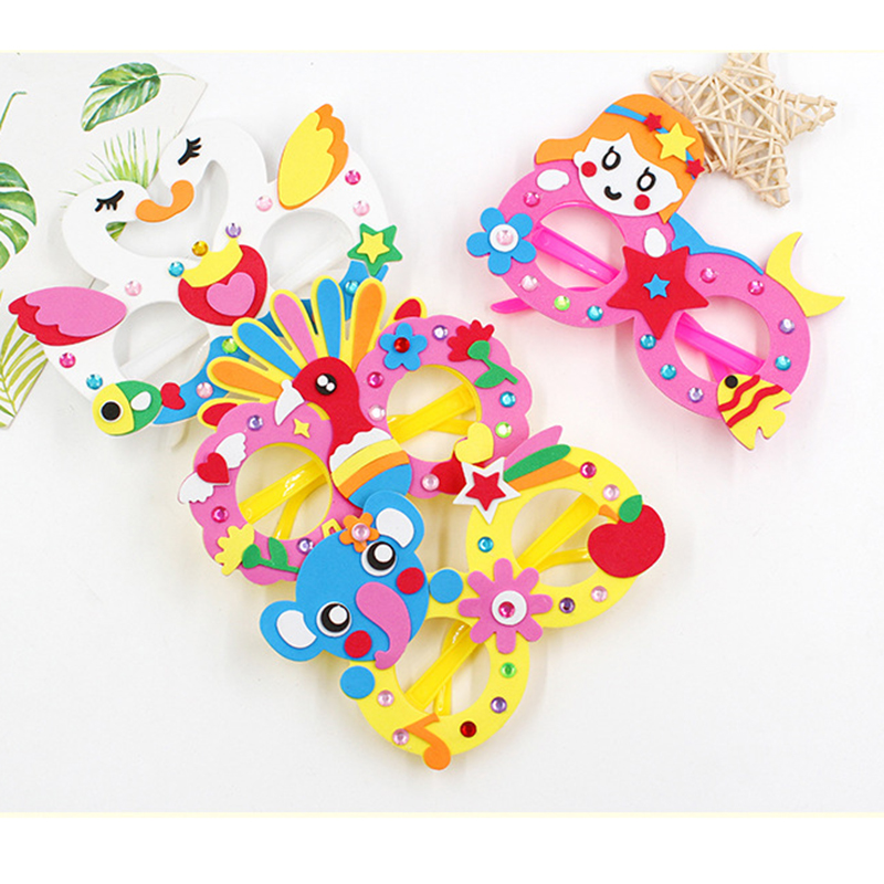 Art Craft Glasses - 2/6/12 комплектов, мультяшные очки из ЭВА