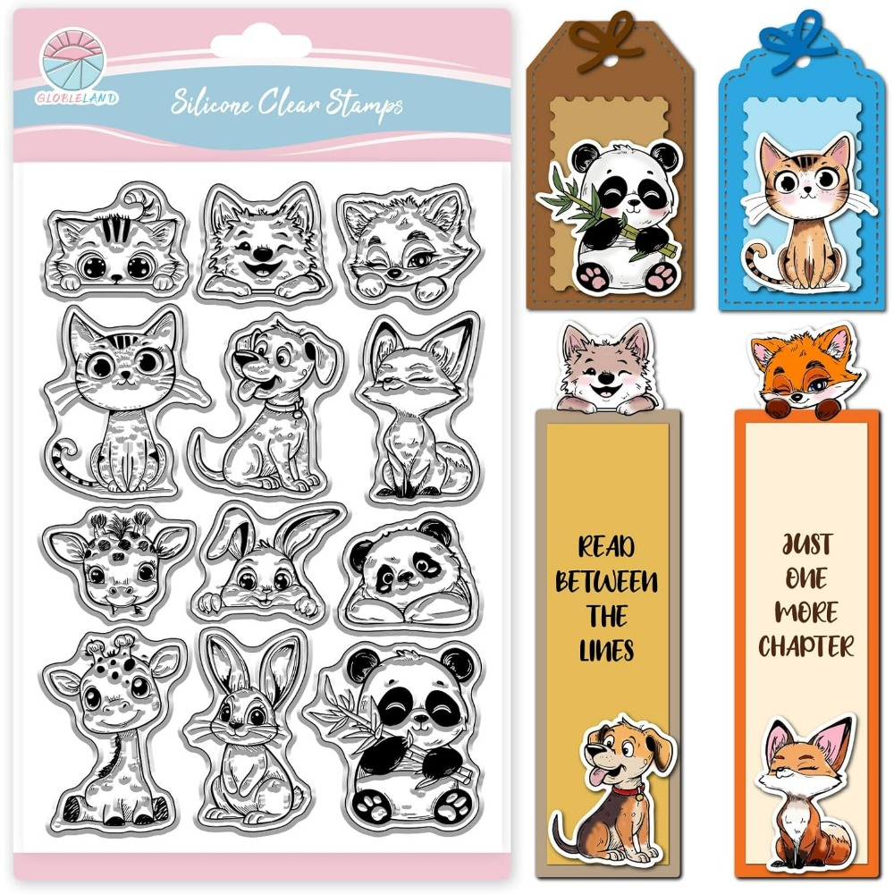 Rubber Stamp Blank - Прозрачные штампы для кошек, собак, кроликов