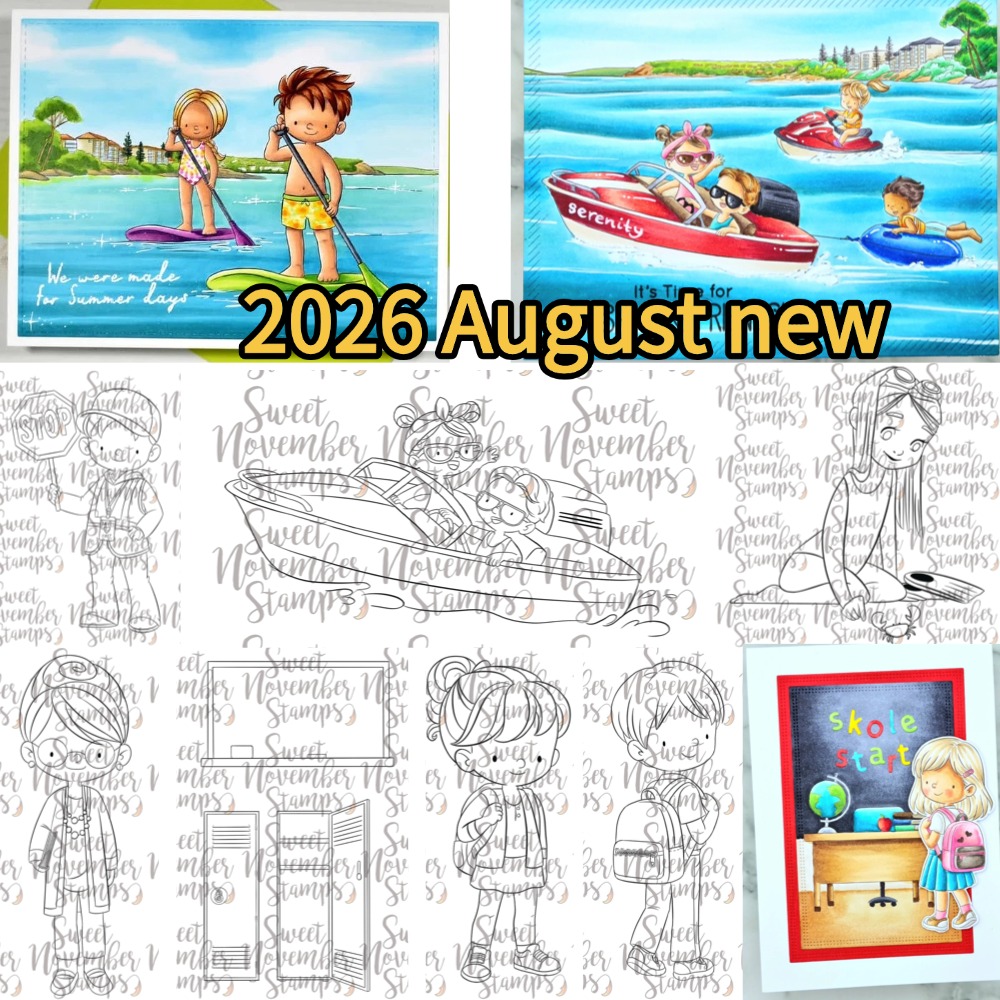 Rubber Stamp Blank - Новые силиконовые штампы «Русалка» 2026 года