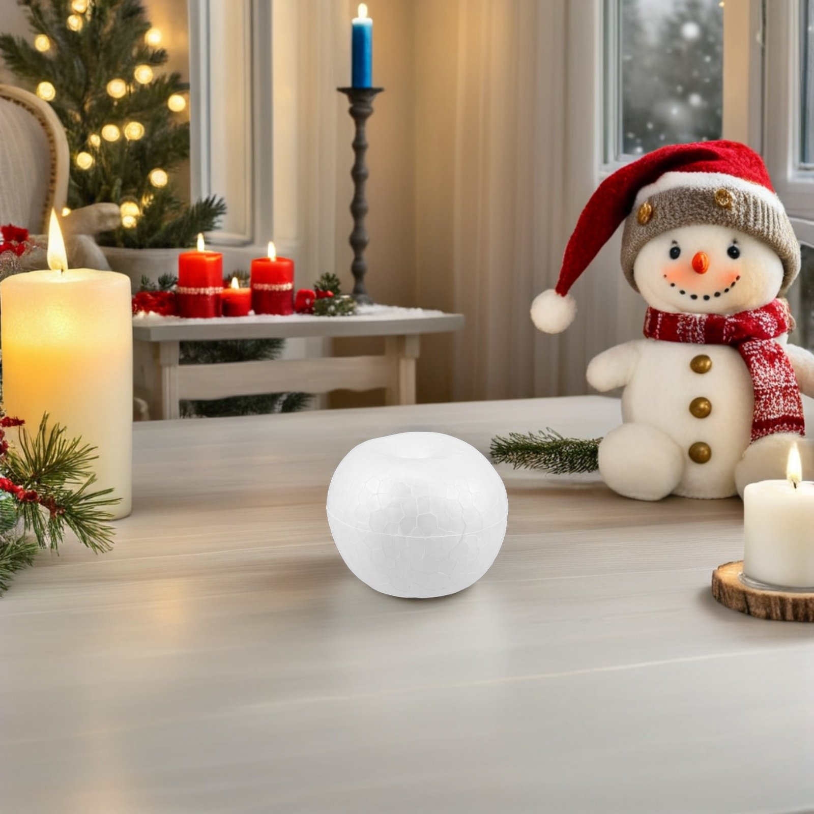 20 шт. белых шариков диаметром – обзор и цена Art Craft For Christmas