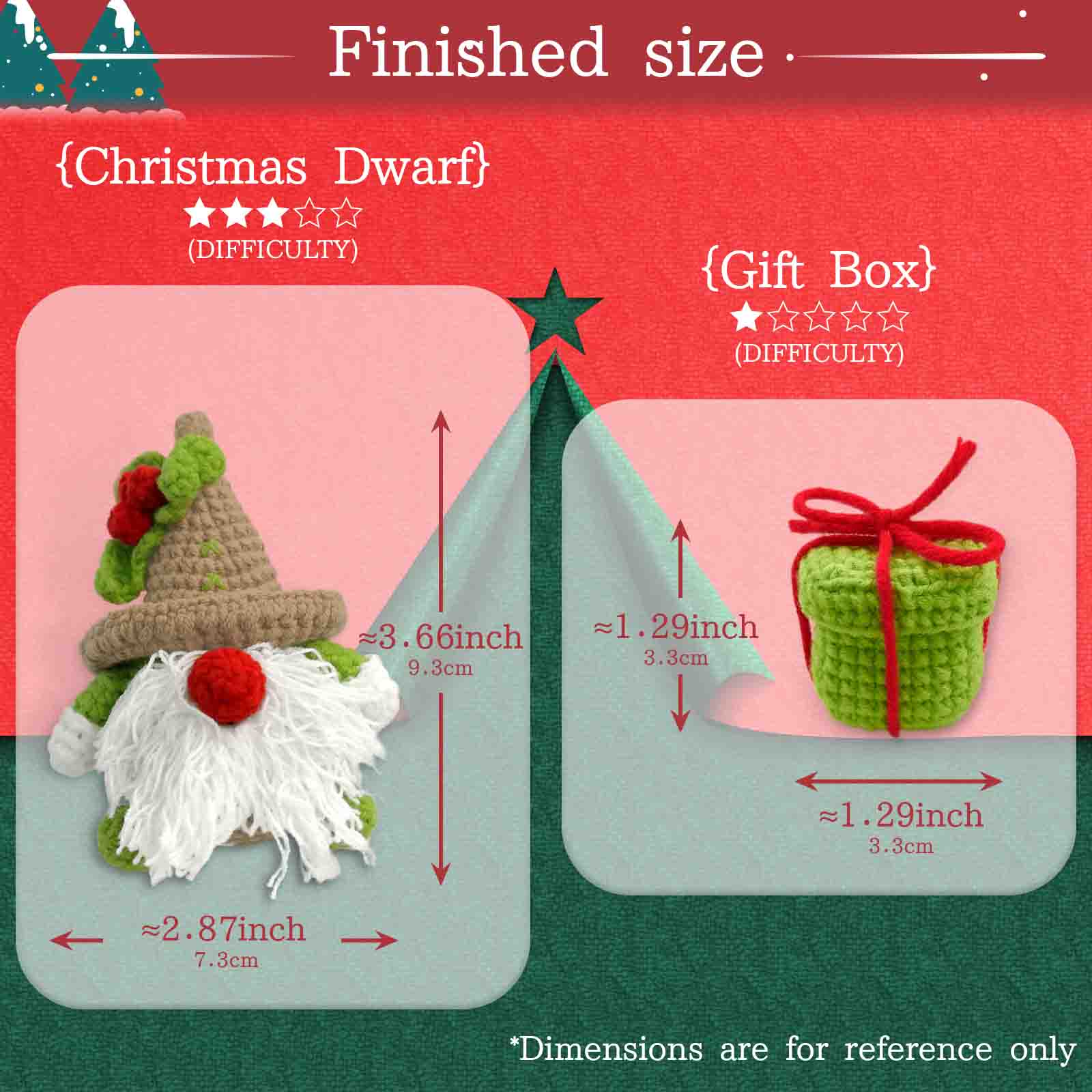 YAMAXIN 2 шт., набор для вязан – обзор и цена Art Craft For Christmas