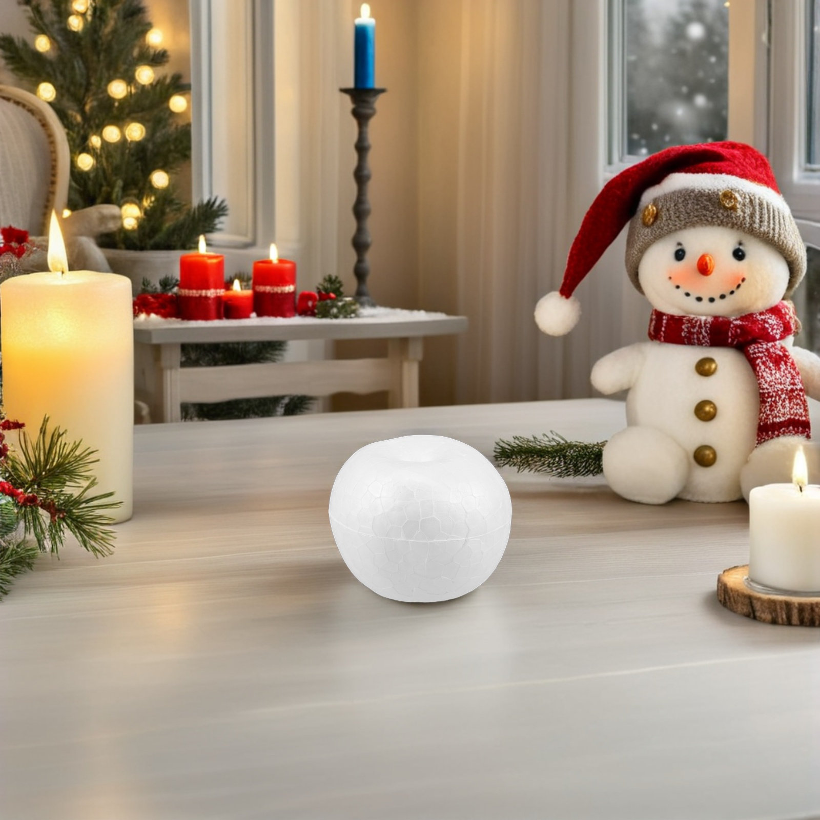 20 шт. белых пенопластовых фру – обзор и цена Art Craft For Christmas