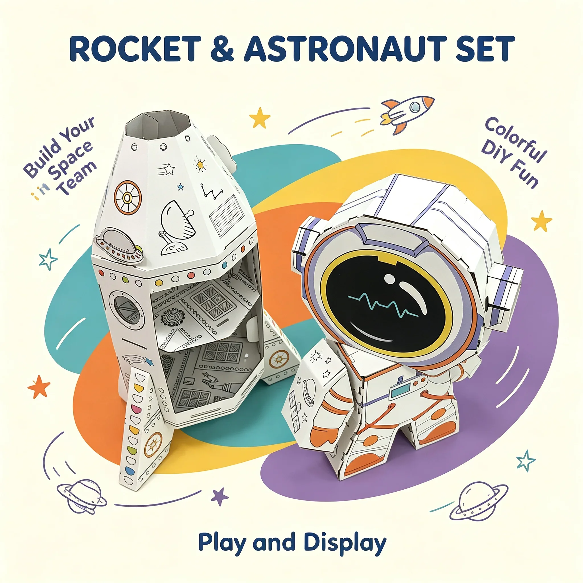 Набор для творчества STEM: 3D- – обзор и цена Art And Craft Rocket