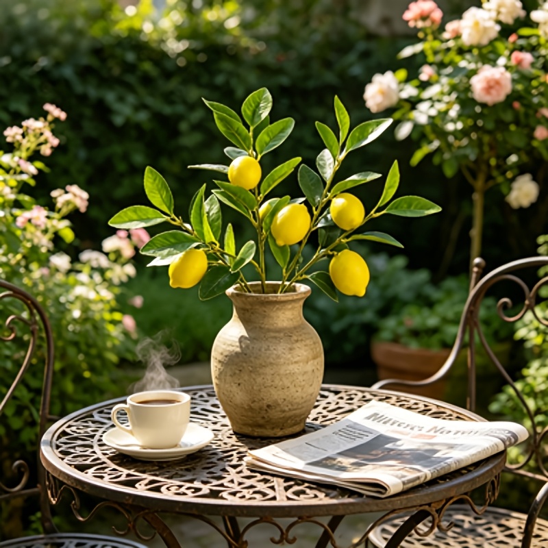 Искусственные ветки лимона, 3  – обзор и цена Art Craft Vase