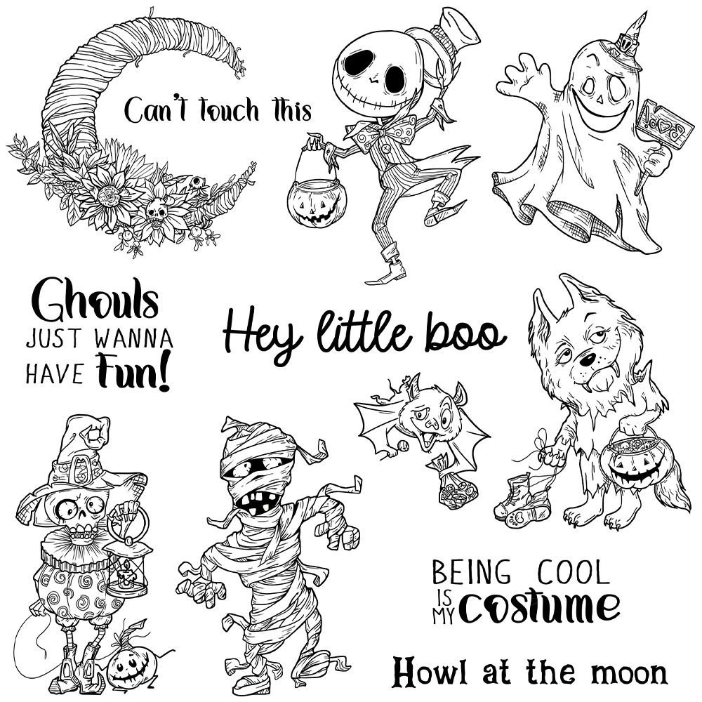 Mangocraft милый Хэллоуин Приз – обзор и цена Rubber Stamp Blank