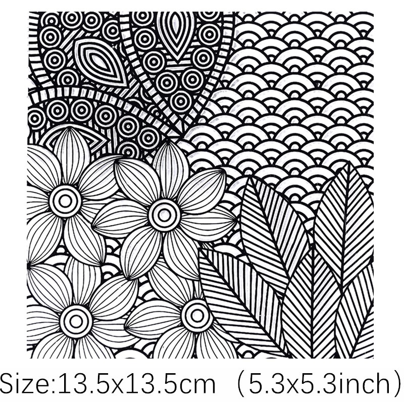 SNASAN Цветы Текстура DIY Тисн – обзор и цена Rubber Stamp Blank