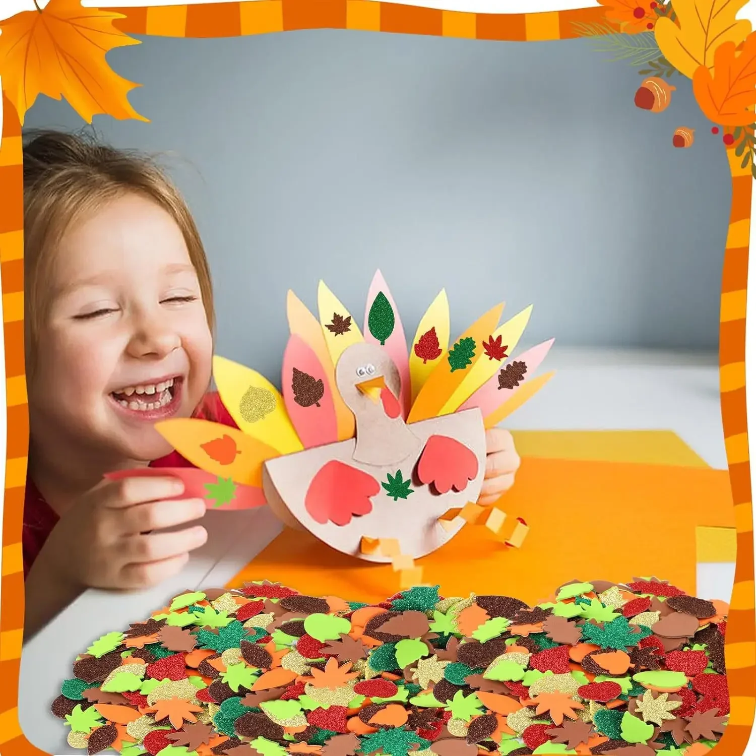 Подарок на День Благодарения,  – обзор и цена Art Craft With Leaves