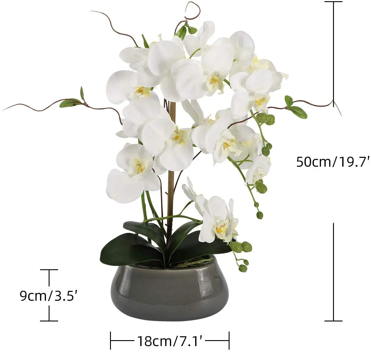 Искусственные цветы орхидеи, ц – обзор и цена Art Craft Vase