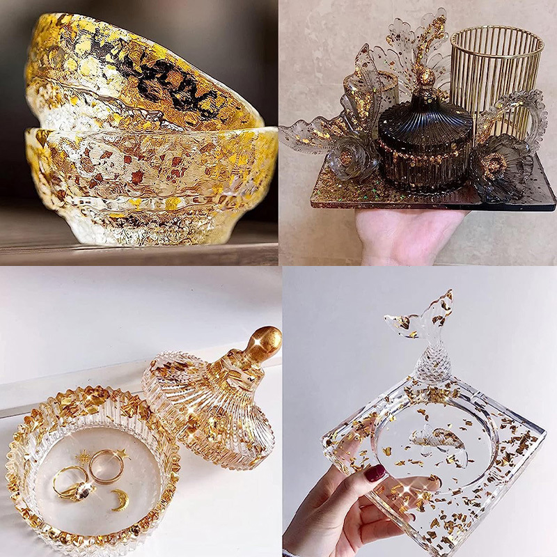 200 шт. золотых фольгированных – обзор и цена Art Craft With Leaves