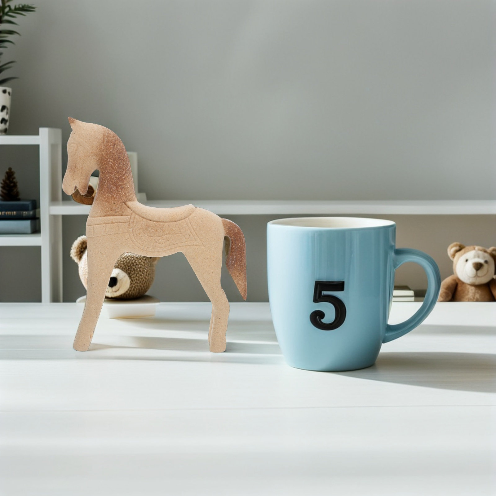 Незаконченная деревянная лошад – обзор и цена Art Craft Horse