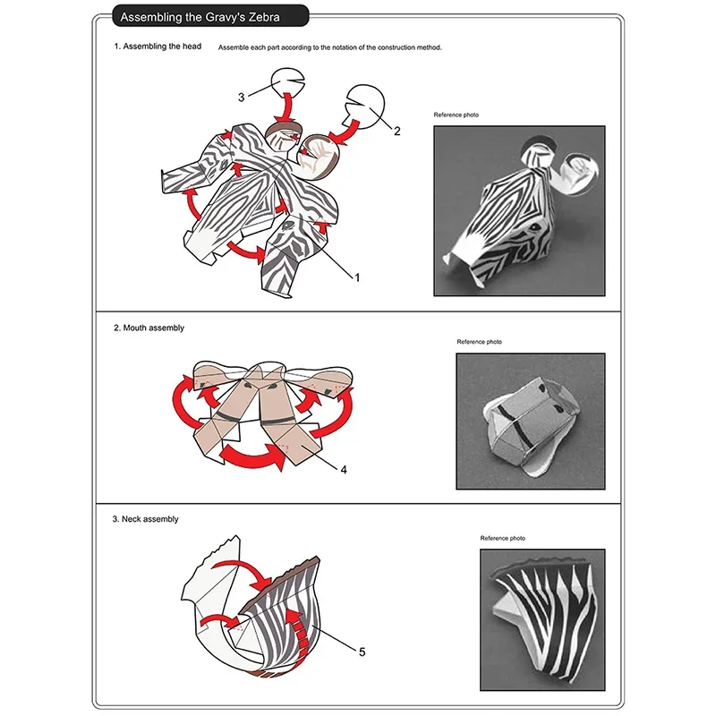 Зебра Оригами Арт Мини 3D Скла – обзор и цена Art Craft Zebra