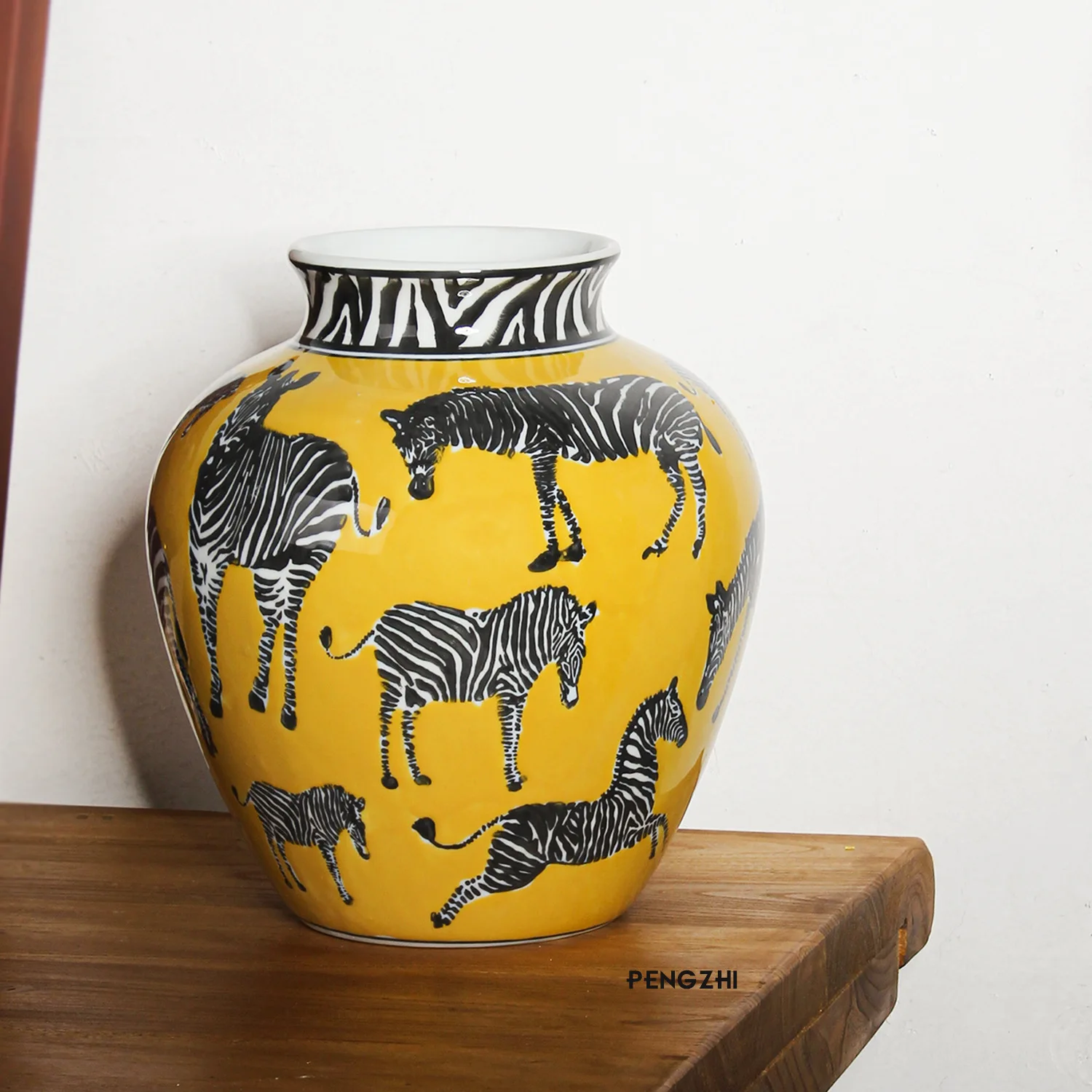 Креативная керамическая ваза с – обзор и цена Art Craft Zebra