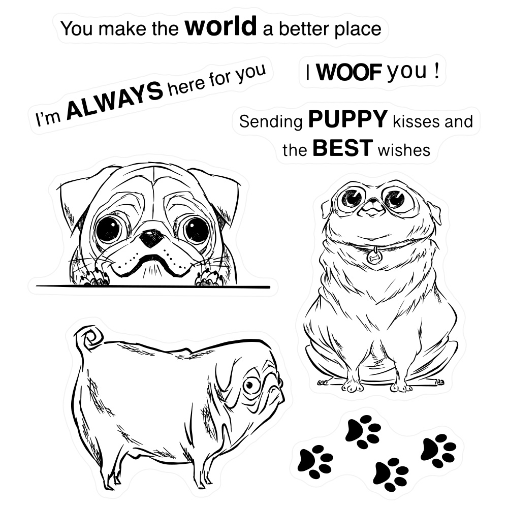 Прозрачные штампы для вырезани – обзор и цена Rubber Stamp Blank