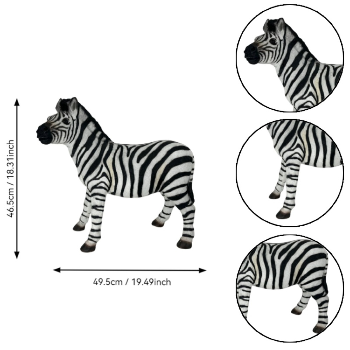 Имитация статуэтки зебры для с – обзор и цена Art Craft Zebra