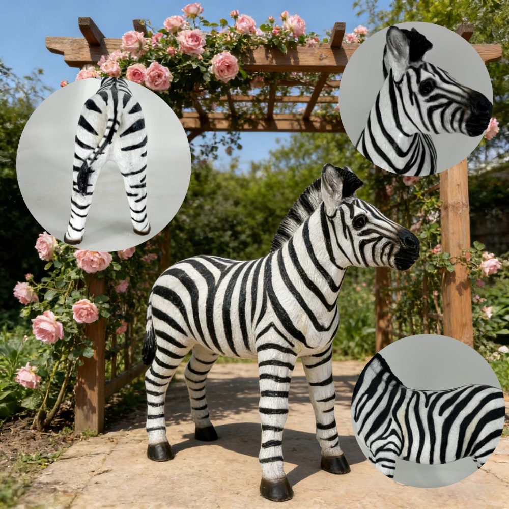 Высота 18,31 дюйма, длина 19,4 – обзор и цена Art Craft Zebra