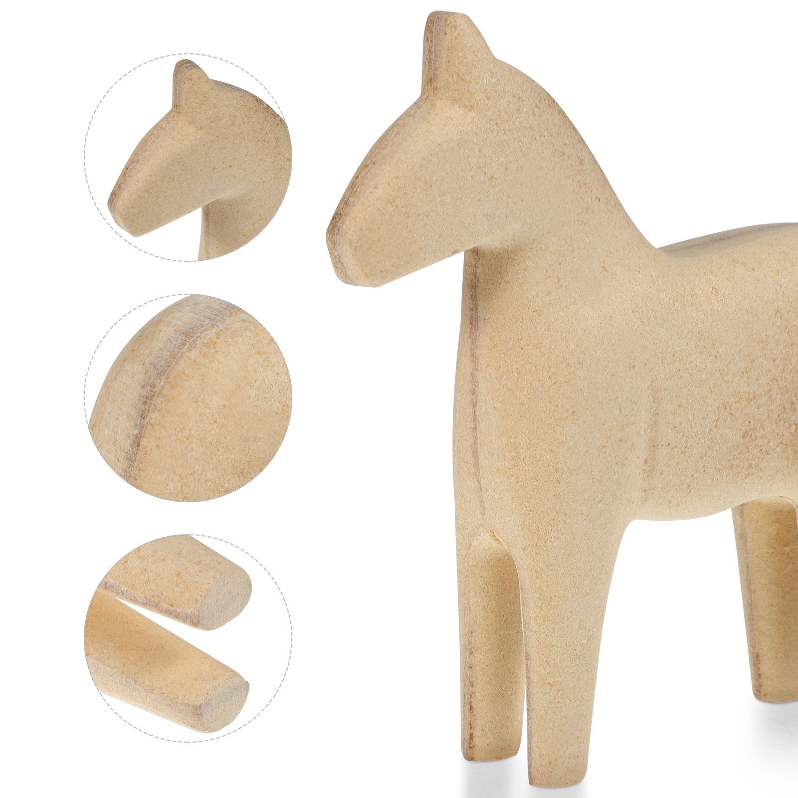2 шт. миниатюрных деревянных л – обзор и цена Art Craft Horse