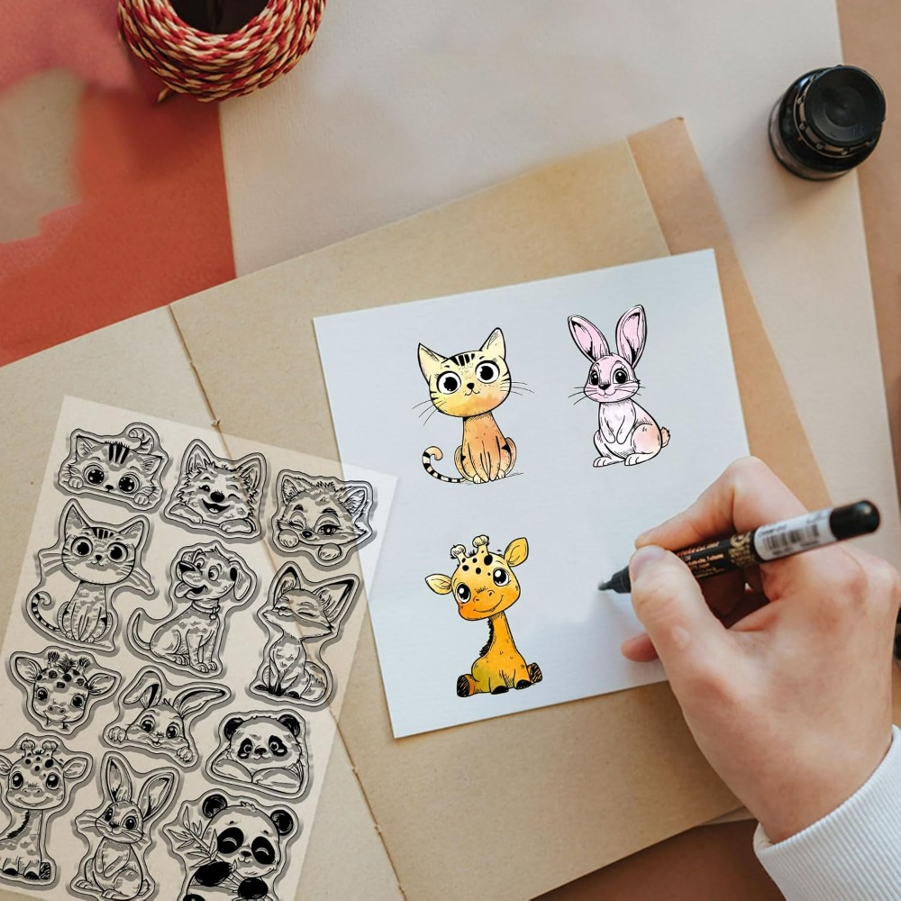 Прозрачные штампы для кошек, с – обзор и цена Rubber Stamp Blank